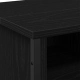 Armadio per Lavabo da Bagno Rovere Nero 91 x 35 x 60 cm