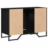 Armadio per Lavabo da Bagno Rovere Nero 91 x 35 x 60 cm
