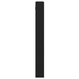 Vetrina Rovere Nero 100 x 8,5 x 75 cm Legno truciolato