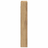 Vetrina A parete Rovere artigianale 60 x 8,5 x 58 cm