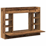 Scrivania a parete Legno vecchio Legno truciolato