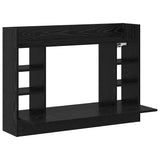 Scrivania a parete Rovere nero Legno truciolato