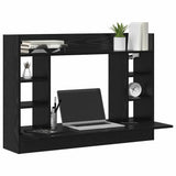 Scrivania a parete Rovere nero Legno truciolato
