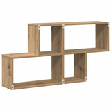 Scaffale da parete A parete Marrone Legno truciolato