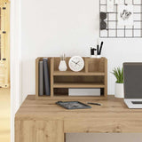 Organizzatore da scrivania Rovere nero 44,5 x 24 x 25 cm