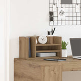 Organizzatore da scrivania Rovere nero 44,5 x 24 x 25 cm