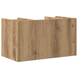 Organizzatore da scrivania Rovere nero 44,5 x 24 x 25 cm