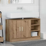 Mobile da Bagno con porta Rovere artigianale 90 x 29 x 55 cm