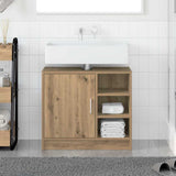 Mobile da Bagno con porta Rovere artigianale 63 x 29 x 55 cm