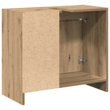 Mobile da Bagno con porta Rovere artigianale 63 x 29 x 55 cm