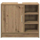 Mobile da Bagno con porta Rovere artigianale 63 x 29 x 55 cm