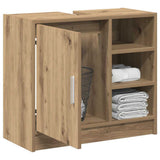 Mobile da Bagno con porta Rovere artigianale 63 x 29 x 55 cm