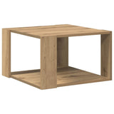 Tavolino da salotto Rovere artigianale 51,5 x 51,5 x 30 cm