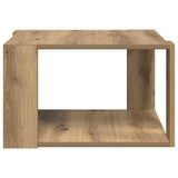 Tavolino da salotto Rovere artigianale 51,5 x 51,5 x 30 cm
