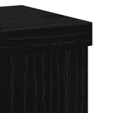 Supporto per piante 2 pcs Rovere Nero 10 x 10 x 18 cm