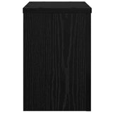 Supporto per piante 2 pcs Rovere nero 20 x 20 x 30 cm