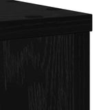 Supporto per piante 2 pcs Rovere nero 25 x 25 x 35 cm