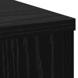 Supporto per piante 2 pcs Rovere Nero 30 x 30 x 50 cm