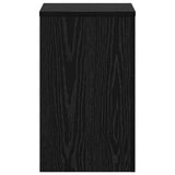 Supporto per piante 2 pcs Rovere Nero 30 x 30 x 50 cm