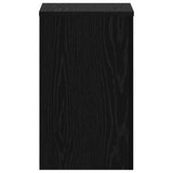 Supporto per piante 2 pcs Rovere nero 30 x 30 x 50 cm