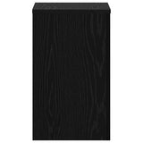 Supporto per piante 2 pcs Rovere Nero 30 x 30 x 50 cm