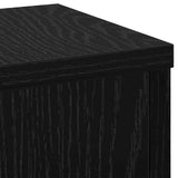 Supporto per piante 2 pcs Rovere Nero 17 x 17 x 60 cm