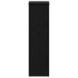 Supporto per piante 2 pcs Rovere Nero 17 x 17 x 60 cm