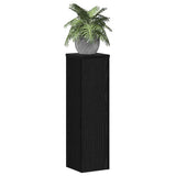 Supporto per piante 2 pcs Rovere Nero 17 x 17 x 60 cm