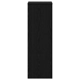 Supporto per piante Rovere Nero 33 x 33 x 100 cm