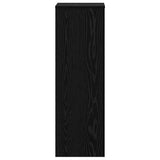 Supporto per piante Rovere Nero 33 x 33 x 100 cm