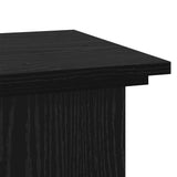Supporto per piante Rovere nero 33 x 33 x 100 cm