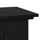 Supporto per piante Rovere Nero 33 x 33 x 100 cm