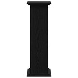 Supporto per piante Rovere Nero 33 x 33 x 100 cm