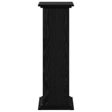 Supporto di esposizione con porta Rovere Nero 31 x 30 x 90 cm