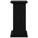 Supporto di esposizione con porta Rovere Nero 31 x 30 x 60 cm