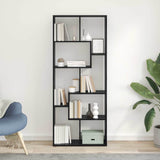 Libreria Rovere nero 67 x 25 x 161.5 cm Legno truciolato