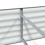 Letto Rialzato Marrone 320 x 80 x 44 cm Acciaio