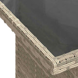 Set Divano da Giardino 8 pcs Grigio chiaro polyrattan