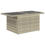 Set Divano da Giardino con cuscino 6 pcs Grigio chiaro