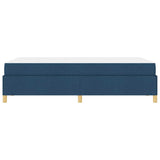 Struttura del letto con materasso Blu 120 x 190 cm Tessuto