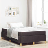 Struttura del letto Marrone Scuro 120 x 200 cm Tessuto