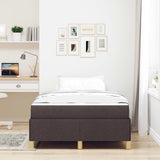 Struttura del letto Marrone Scuro 120 x 200 cm Tessuto