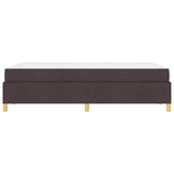 Struttura del letto Marrone Scuro 120 x 200 cm Tessuto