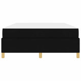 Struttura del letto con materasso Nero 160 x 200 cm Tessuto