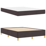 Struttura del letto Marrone Scuro 160 x 200 cm Tessuto