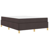 Struttura del letto Marrone Scuro 160 x 200 cm Tessuto