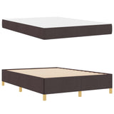 Struttura del letto Marrone Scuro 160 x 200 cm Tessuto