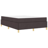 Struttura del letto Marrone Scuro 160 x 200 cm Tessuto