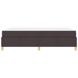 Struttura del letto Marrone Scuro 160 x 200 cm Tessuto
