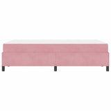 Struttura del letto con materasso Rosa 120 x 190 cm Tessuto